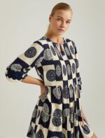 S22D321 فستان كتان منقوش - الصورة 5