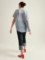 ⁦S22T187-T-SHIRTتي شيرت ظهر شفاف⁩ - الصورة ⁦12⁩