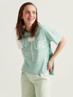 S22T040-T-SHIRT تي شيرت قطن مطبوع - الصورة 7