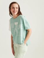 S22T040-T-SHIRT تي شيرت قطن مطبوع - الصورة 9