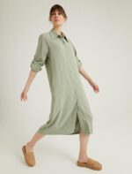 ⁦S21D398-PASTEL GREEN قميص طويل⁩ - الصورة ⁦3⁩