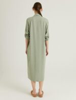 ⁦S21D398-PASTEL GREEN قميص طويل⁩ - الصورة ⁦5⁩