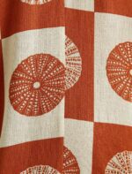 S22D323- فستان كتان منقوش مقاس كبير - الصورة 12