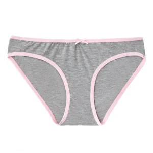 SW8380 Teenage Slip كلوت داخلي قطن لون رمادي فاتح للسن المحير