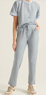 S22P012-PANTOLON-MARINA بنطلون بقصة مريحة