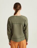 ⁦W22B313-BLUZ-PESTO قميص قصير بأكمام⁩ - الصورة ⁦4⁩