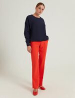 W22B313-BLUZ-NAVY قميص قصير بأكمام - الصورة 7