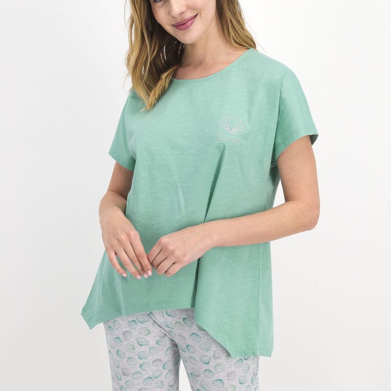 PC7693-S Pierre Cardin طقم بيجاما للنساء ماركة بيير كاردن  قطن