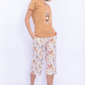 PC8285-S Pierre Cardin طقم بيجاما للنساء شورت ماركة بيير كاردن  قطن