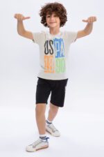 US1094-US Polo طقم بيجاما شورت  للاطفال قطن ماركة