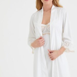 ST3810615 Carmen Morning Gown روب ستان قصير