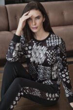 I -7585طقم تريننج قطعتي مخمل