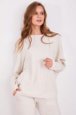 ⁦PC8439-S-V1 طقم بيتي ماركة بيير كاردان صوف لون كريمي⁩ - الصورة ⁦3⁩