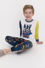 RP2500 طقم بيجاما قطعتين للاطفال قطن خريفي