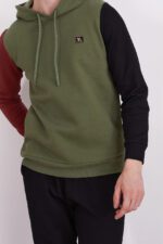 ⁦AR2376-S-V1 تريننج دافئ ومبطن للرجال لون اخضر⁩ - الصورة ⁦4⁩