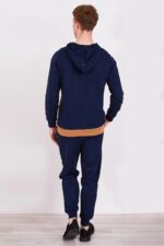 ⁦AR2378-S تريننج دافئ ومبطن للرجال لون بيج مخططة باللون الكريمي والاخضر⁩ - الصورة ⁦5⁩