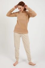 ⁦AR2278-S طقم  بيجاما دافئ قطعتين للنساء⁩ - الصورة ⁦4⁩