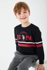 ⁦US1136 US POLO تريننج للاولاد مبطن ماركة⁩ - الصورة ⁦3⁩