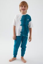 ⁦US1339 US POLO  طقم تريننج للاولاد قطعتين نصف كم قطن⁩ - الصورة ⁦4⁩