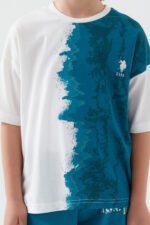 ⁦US1339 US POLO  طقم تريننج للاولاد قطعتين نصف كم قطن⁩ - الصورة ⁦5⁩