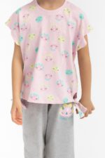 RP2798 طقم للفتيات قطعتين شورت طويل قطن - الصورة 4