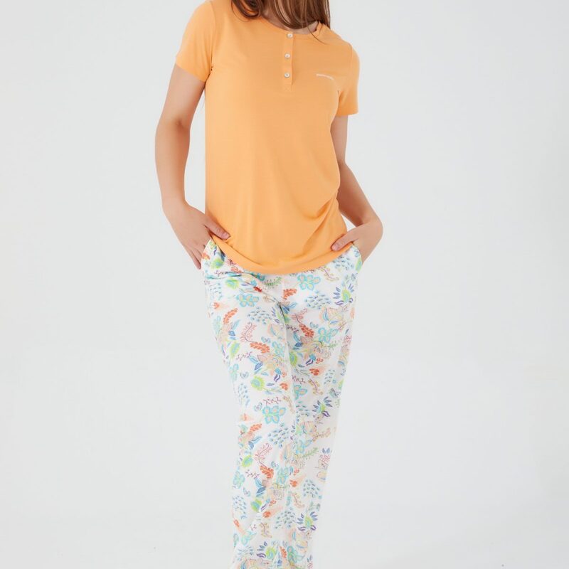 PC8534-X طقم بيجاما قطعتين للنساء ماركة بيير كاردن