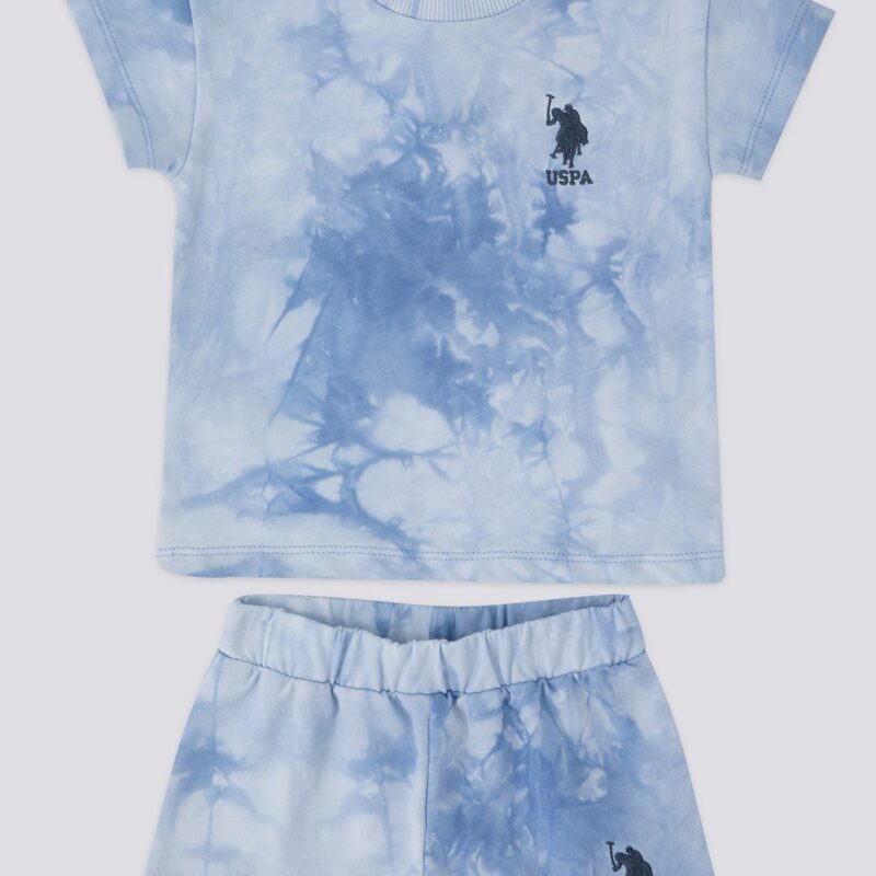 USB1112 US POLO BABY طقم شورت للاطفال قطعتين قطن