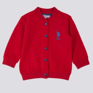 USB1148 US POLO BABY جاكيت بأزرار للاطفال البيبي قطن