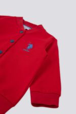 USB1148 US POLO BABY جاكيت بأزرار للاطفال البيبي قطن - الصورة 2