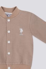 USB1167 US POLO BABY جاكيت بأزرار للاطفال البيبي قطن