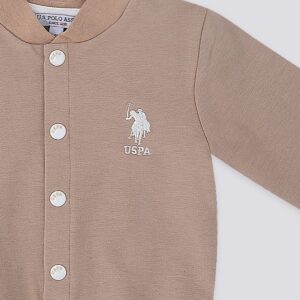USB1167 US POLO BABY جاكيت بأزرار للاطفال البيبي قطن