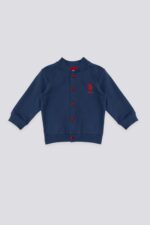 USB1167 US POLO BABY جاكيت بأزرار للاطفال البيبي قطن   لون كحلي
