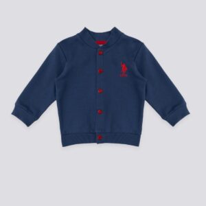 USB1167 US POLO BABY جاكيت بأزرار للاطفال البيبي قطن   لون كحلي