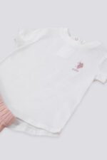 USB1263 US POLO BABY طقم للفتيات قطعتين تنورة مع بلوز قطن سبور - الصورة 3