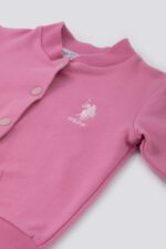 USB1277 US POLO BABY جاكيت بأزرار للفتيات قطن - الصورة 3