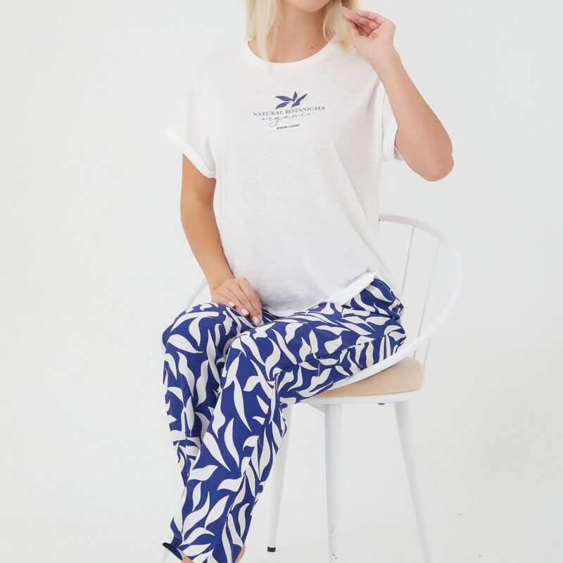 PC8566-S PIERRE CARDIN طقم بيتي للنساء قطعتين تصميم مميز بالون صيفية باردة