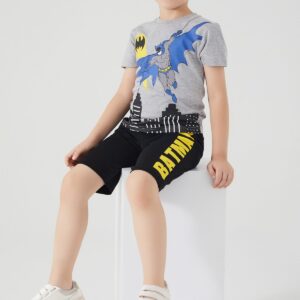 L1551-3 BATMAN تريننج شورت باتمان قطن للاولاد