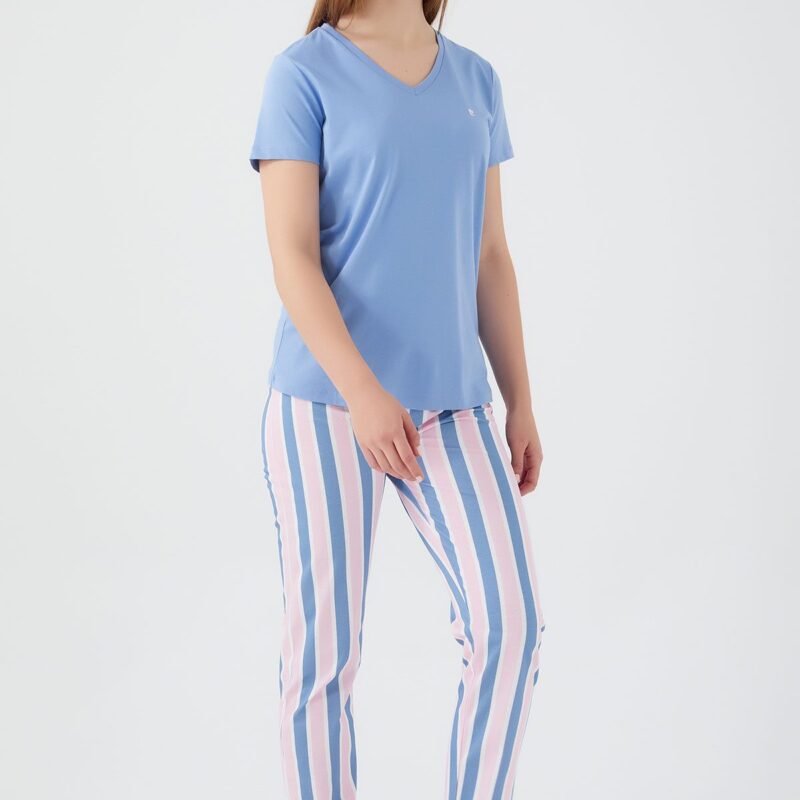 PC8596-S PIERRE CARDIN طقم بيجاما  للنساء قطعتين قطن