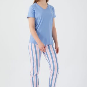 PC8596-S PIERRE CARDIN طقم بيجاما  للنساء قطعتين قطن