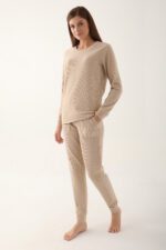 AR2646-S طقم بيتي كوردروي قطعتين لون بيج - الصورة 3