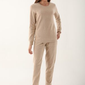 AR2646-S طقم بيتي كوردروي قطعتين لون بيج