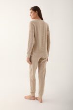 AR2646-S طقم بيتي كوردروي قطعتين لون بيج - الصورة 6