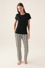 AR2895 طقم بيتي للنساء قطن الزبدة