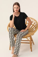 AR2895 طقم بيتي للنساء قطن الزبدة - الصورة 4