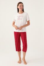 AR2906-S طقم بيجاما قطعتين برمودا قطن الزبدة