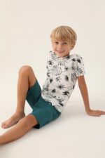 AR2985 طقم من كولكشن الاب مع ابنه قطعتين قطن - الصورة 2