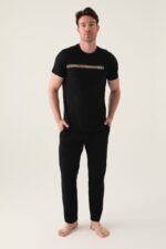 AR2999-S طقم بيجاما قطن للرجال قطعتين