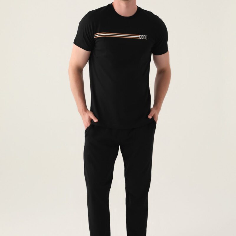 AR2999-S طقم بيجاما قطن للرجال قطعتين