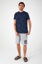 RP3040 من كولكشن العائلة الاب مع ابنه طقم شورت قطن قطعتين - الصورة 8