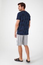 RP3040 من كولكشن العائلة الاب مع ابنه طقم شورت قطن قطعتين - الصورة 9